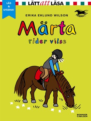 cover image of Märta rider vilse